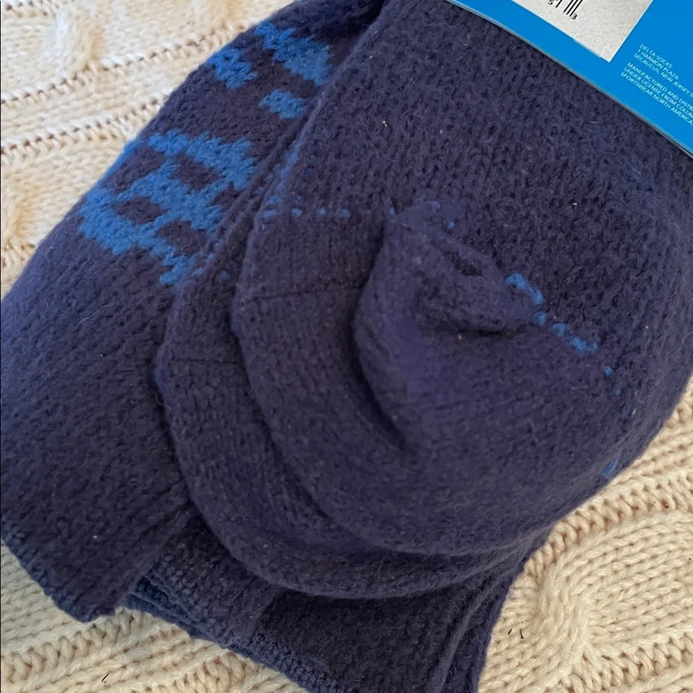 NWT blue Women’s Columbia 9-11 sock size Super soft Crew Mi-Chaussettes 2 prs